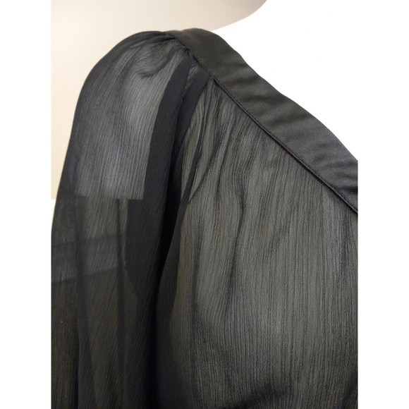 Guess womens Total sheer 3/4 sleeve Blouse‎  size small - Picture 9 of 14